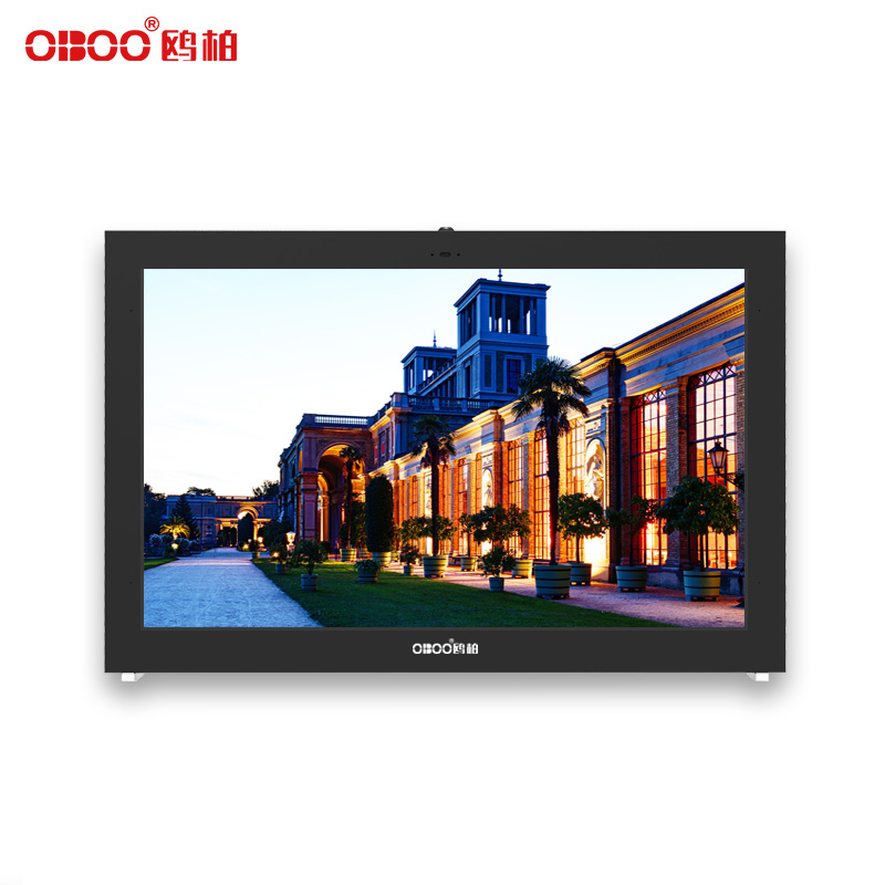 OBOO 43 inch outdoor wall mounted LCD touch advertising machine