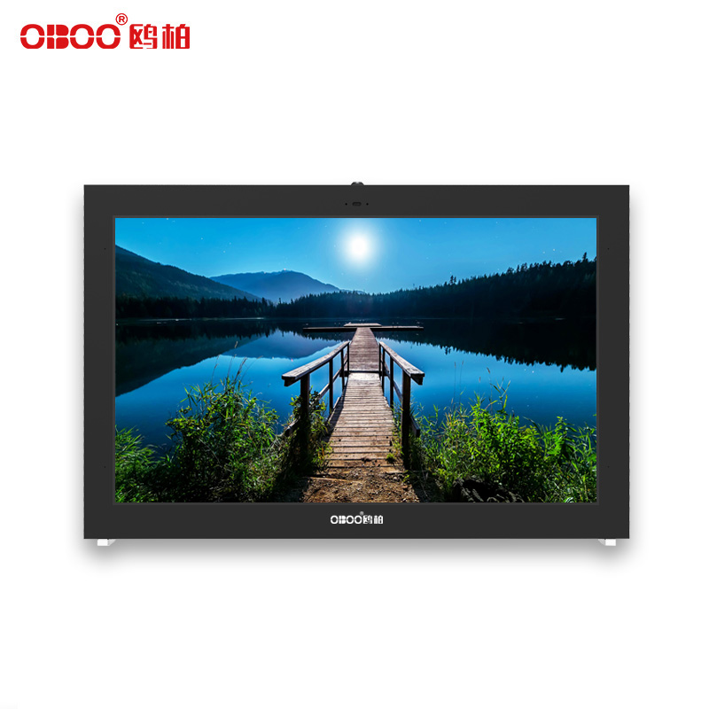 OBOO 75 inch outdoor wall mounted LCD touch advertising machine