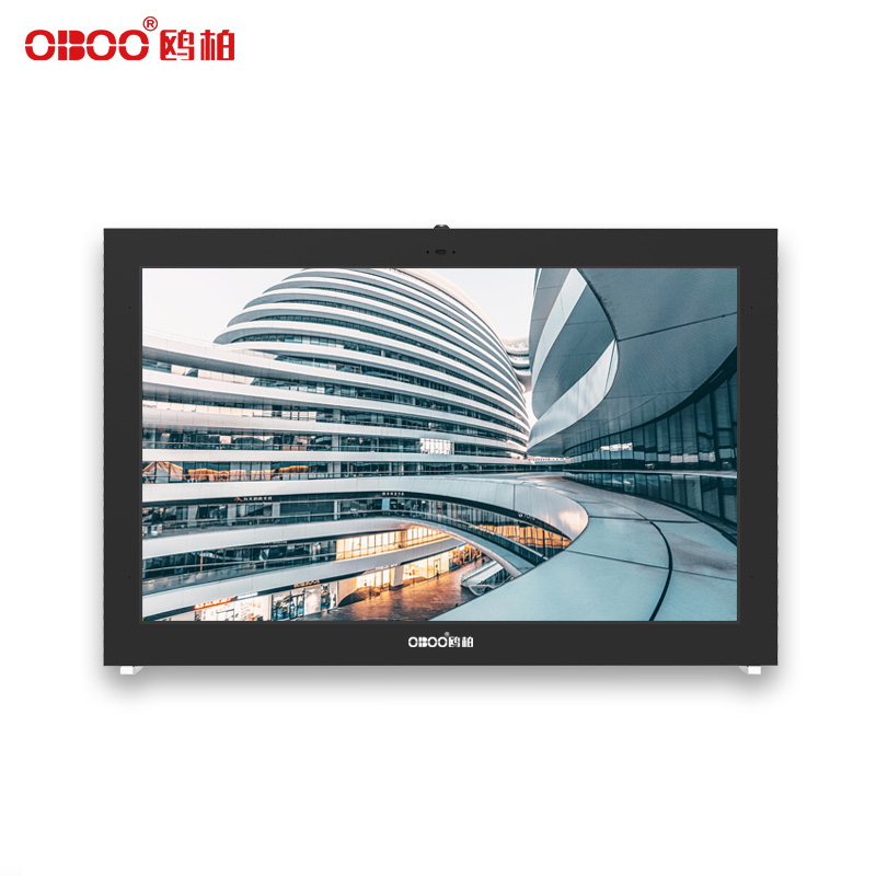 OBOO 98 inch outdoor wall mounted LCD touch advertising machine