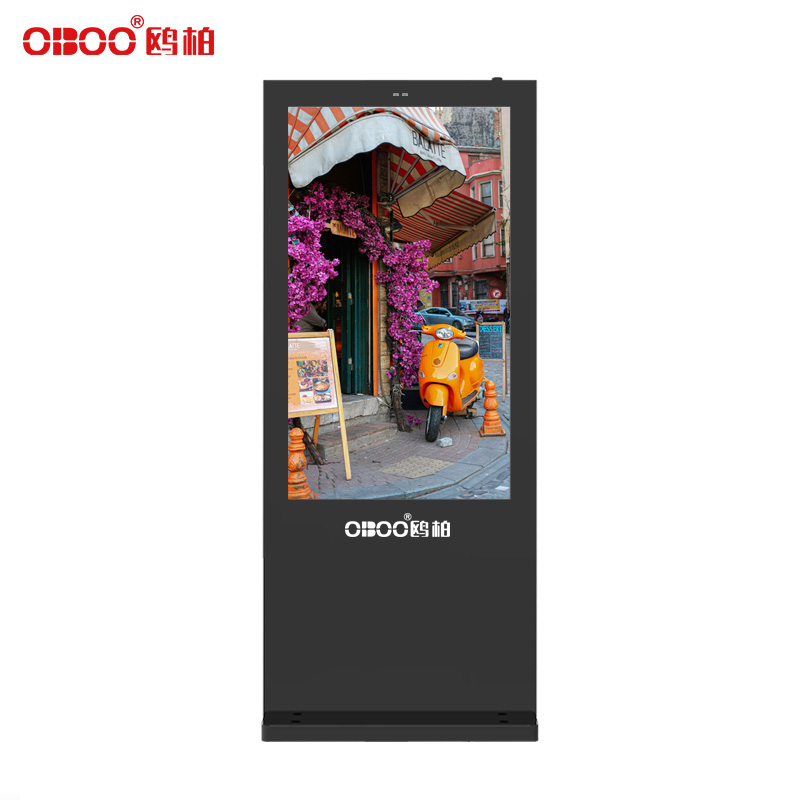 OBOO 43 inch outdoor vertical LCD touch advertising machine