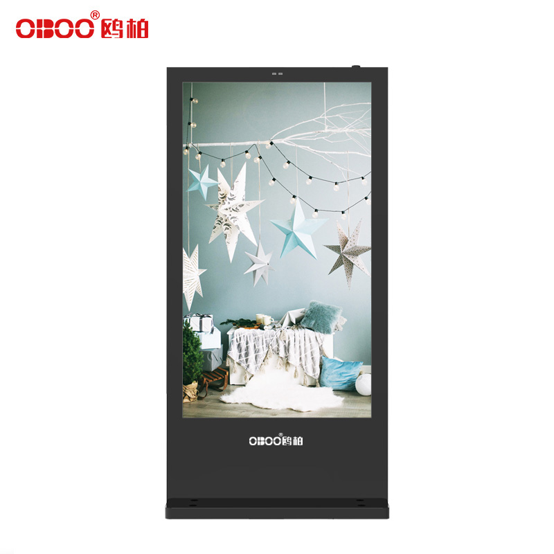 OBOO 65 inch outdoor vertical LCD touch advertising machine