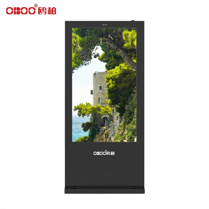 OBOO 49 inch outdoor vertical LCD touch advertising machine