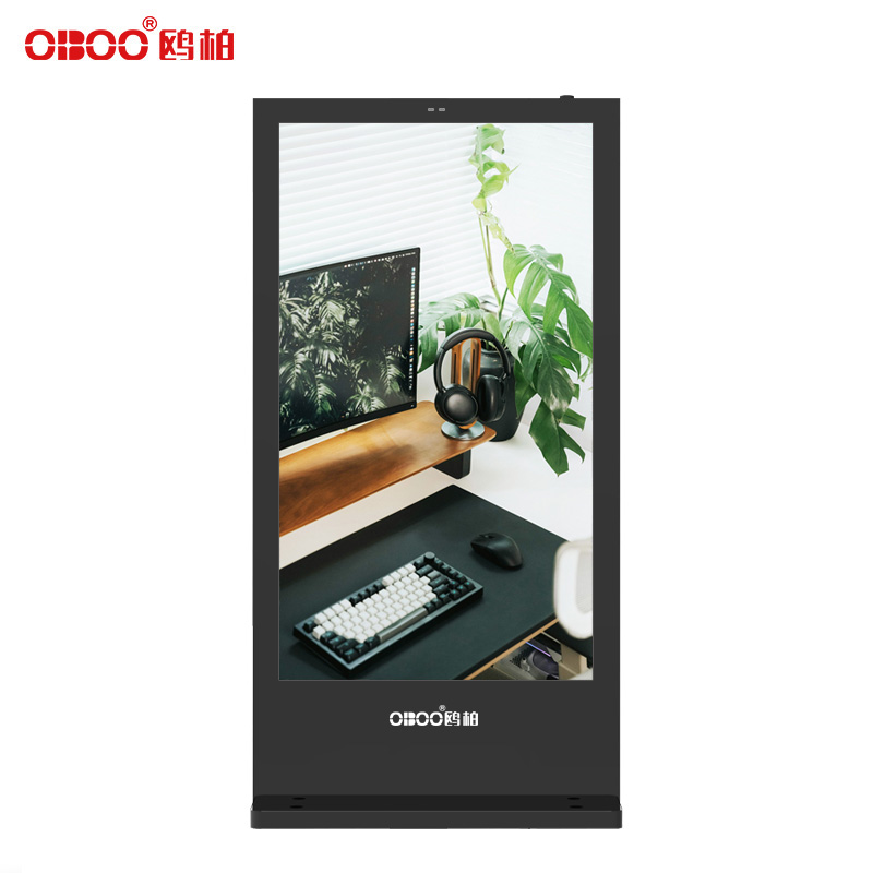 OBOO 86 inch outdoor vertical LCD touch advertising machine