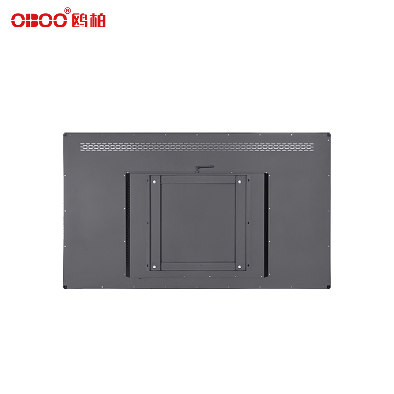 Back view of wall mounted advertising machine