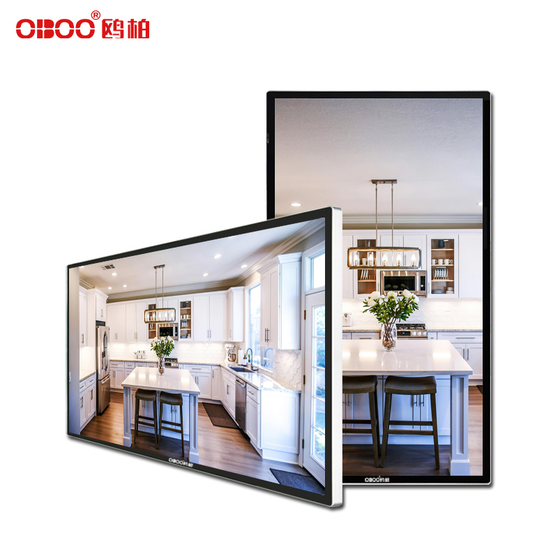 18.5 inch wall mounted LCD capacitive touch advertising machine