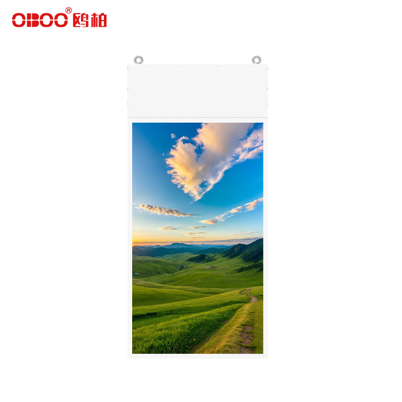 43 inch suspended dual screen display advertising machine