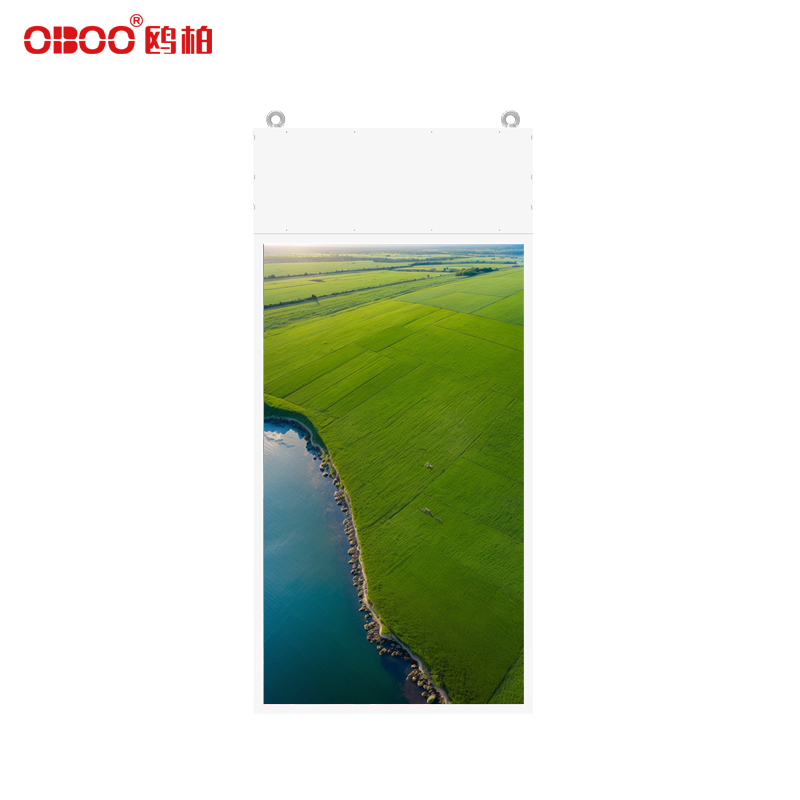 49 inch suspended dual screen display advertising machine