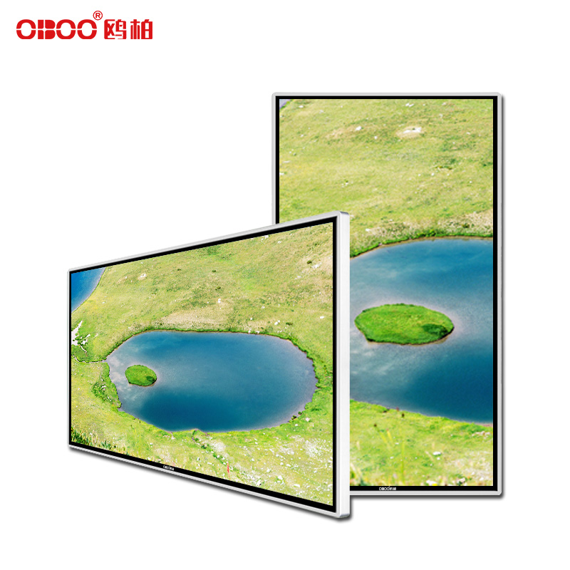 65 inch wall mounted LCD infrared touch advertising machine