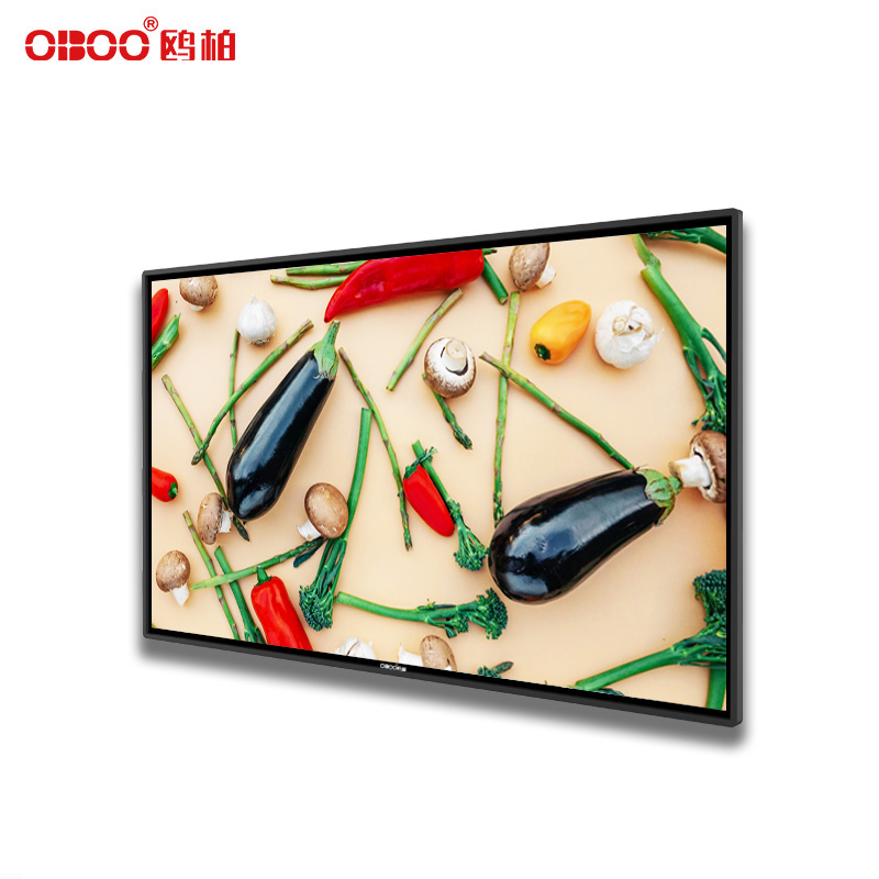 75 inch wall mounted LCD infrared touch advertising machine