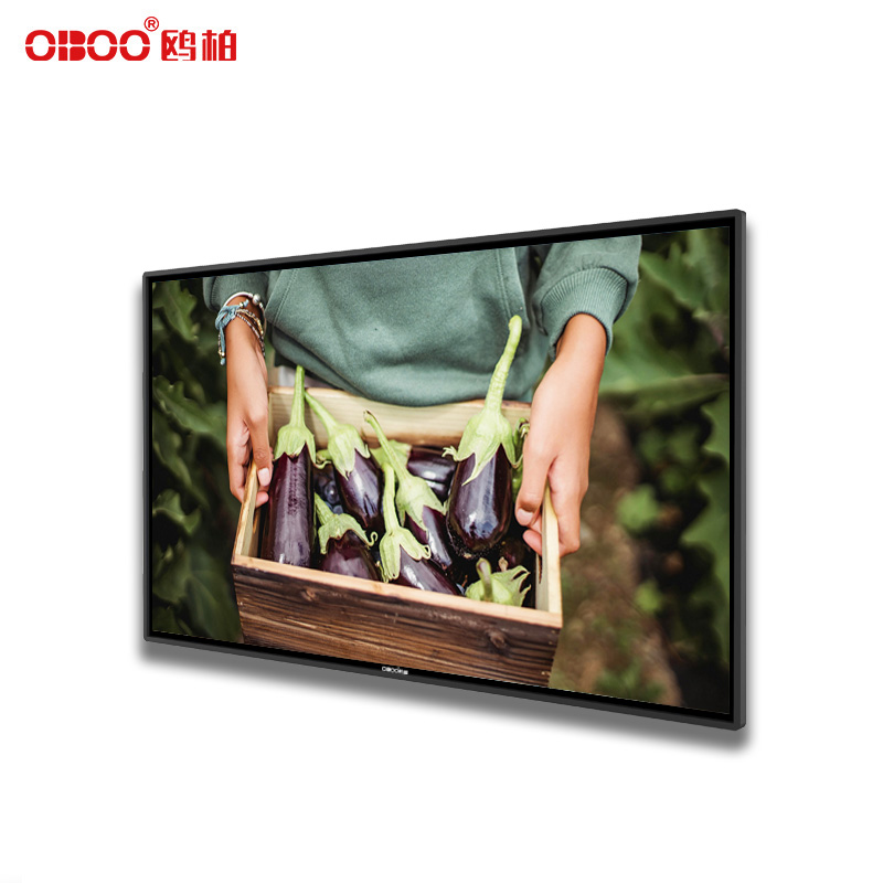 98 inch wall mounted LCD infrared touch advertising machine