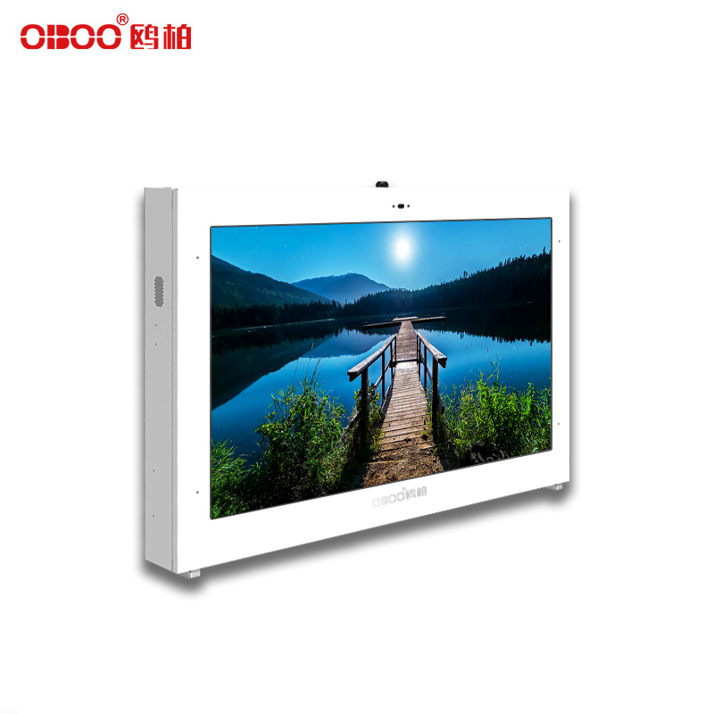 OBOO 75 inch outdoor wall mounted LCD touch advertising machine