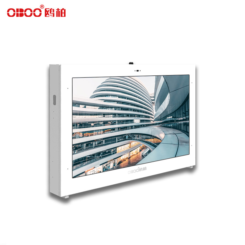 OBOO 98 inch outdoor wall mounted LCD touch advertising machine
