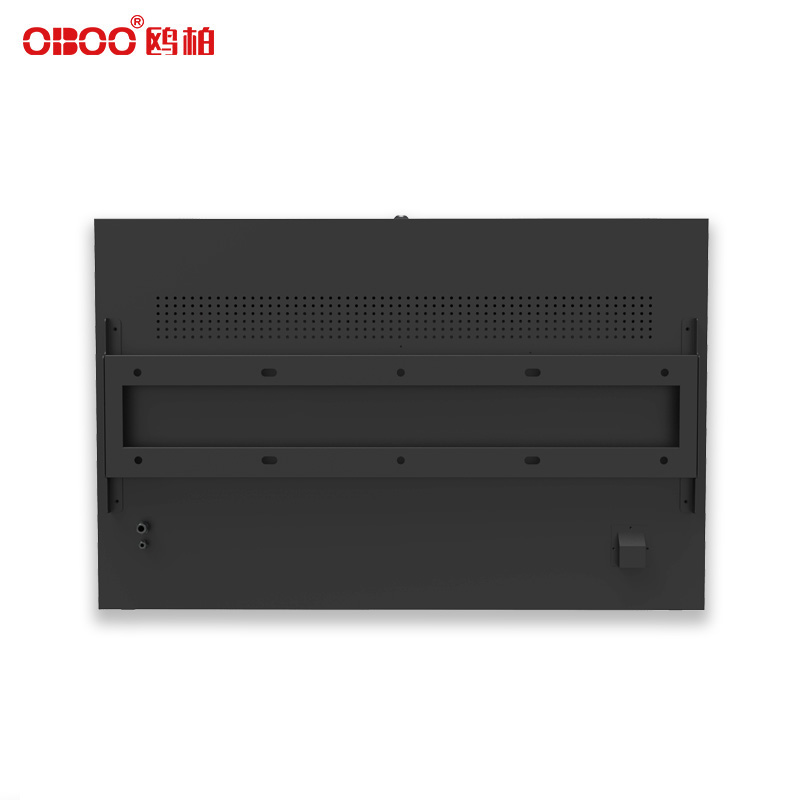 Rear view of outdoor wall mounted advertising machine