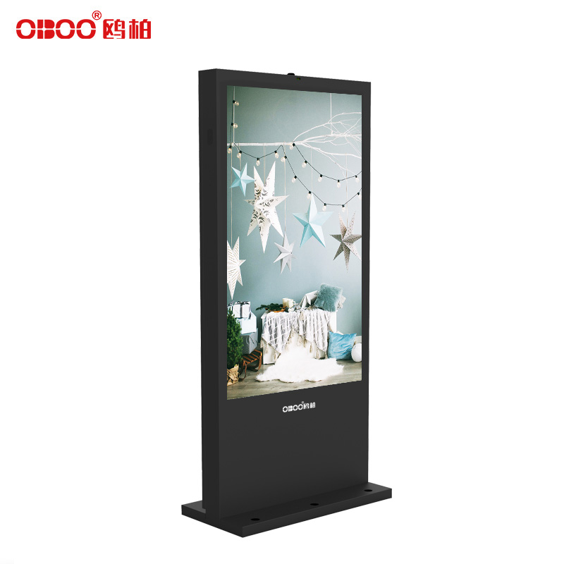 OBOO 65 inch outdoor vertical LCD touch advertising machine