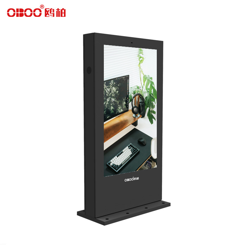 OBOO 86 inch outdoor vertical LCD touch advertising machine