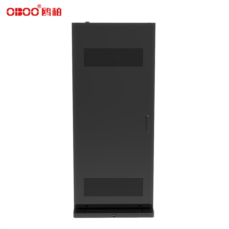 Back view of OBOO outdoor vertical LCD touch advertising machine