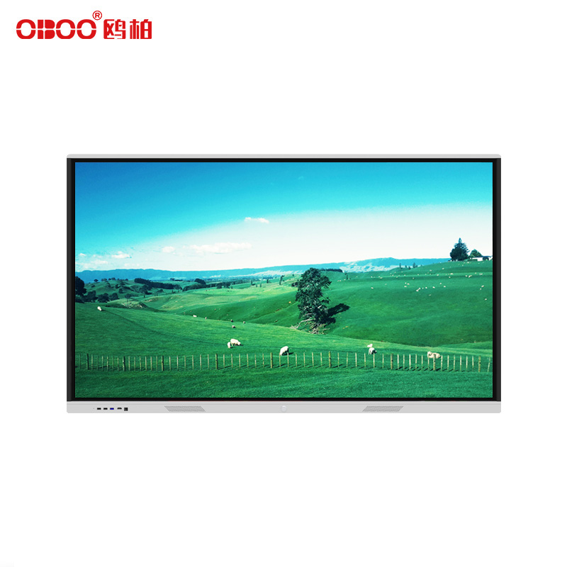 Front view of OBOO conference tablet all-in-one machine