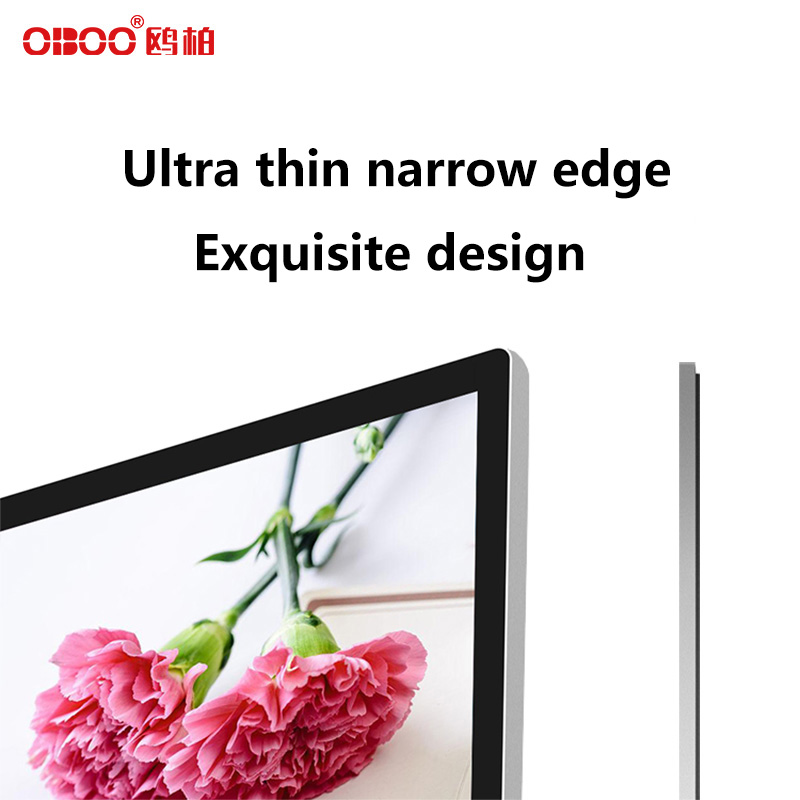 Detail image of vertical infrared touch advertising machine